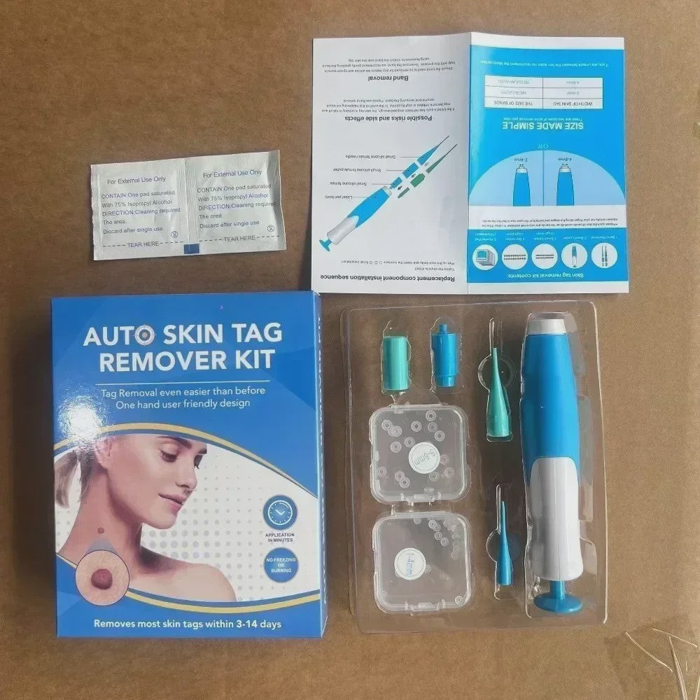 Pijnloze Huid Tag Verwijderaar Kit - 2-in-1 Tool voor Thuisgebruik