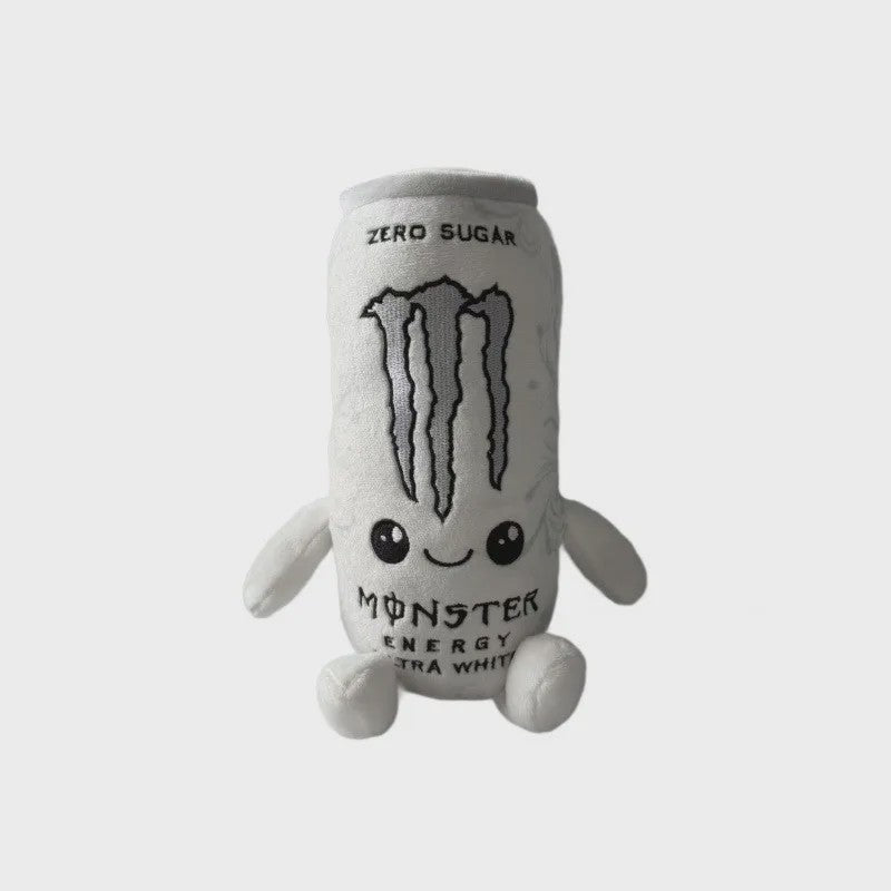 Pluche Energie Blikje 'Zero Sugar Ultra White' - Zacht Speelgoed & Decoratie