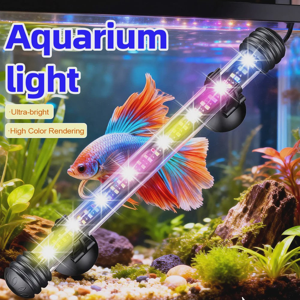 LED Aquarium Verlichting met RGBW Kleuren, Timer & Dimbaar