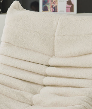 XXL Design Beanbag van Lamswol - Comfortabele Zitzak als Sofa, Fauteuil of Vloerkussen
