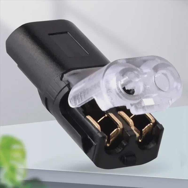 Waterdichte D2 Snelkoppelingen voor Elektrische Bedrading - 2-Pin Connectoren (10/20/30/50/100 Stuks)