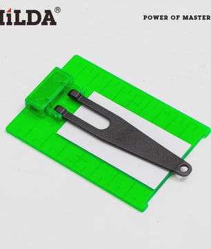 HILDA Laser Richtplaat Groen/Rood - Verticale/Horizontale Lijn Laser Target Bord