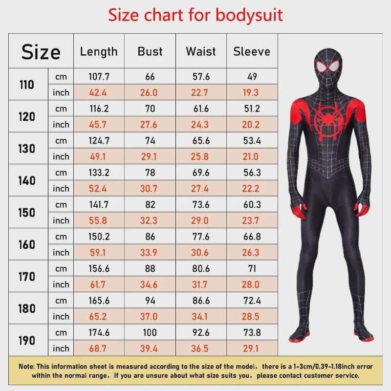 Miles Morales Spider-Man Cosplay Kostuum - Compleet Pak voor Heren & Dames