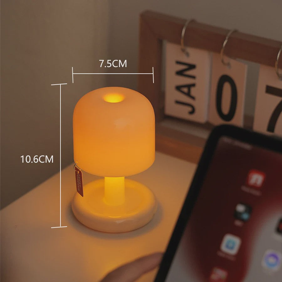 Sfeervolle Mini LED Tafellamp - Oplaadbaar via USB - Sfeerverlichting voor Slaapkamer & Bureau