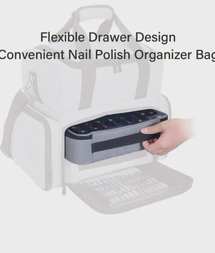 Opbergtas voor 40 Nagellakflesjes - Draagbare Cosmetische Organizer