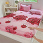 3-delige Beddengoedset met Print: Zacht, Comfortabel, 1 Hoeslaken + 2 Kussenslopen (zonder vulling)