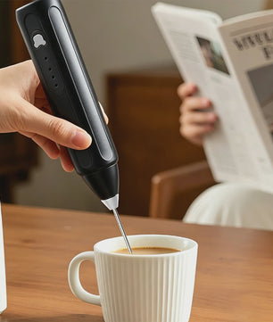 Elektrische Melkopschuimer met 3 Snelheden - USB Oplaadbaar Handheld Klopper