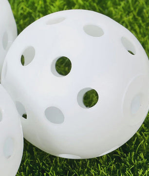 10x Oefen Golfballen - Lichtgewicht Plastic Trainingsballen voor Driving Range & Swing Oefening