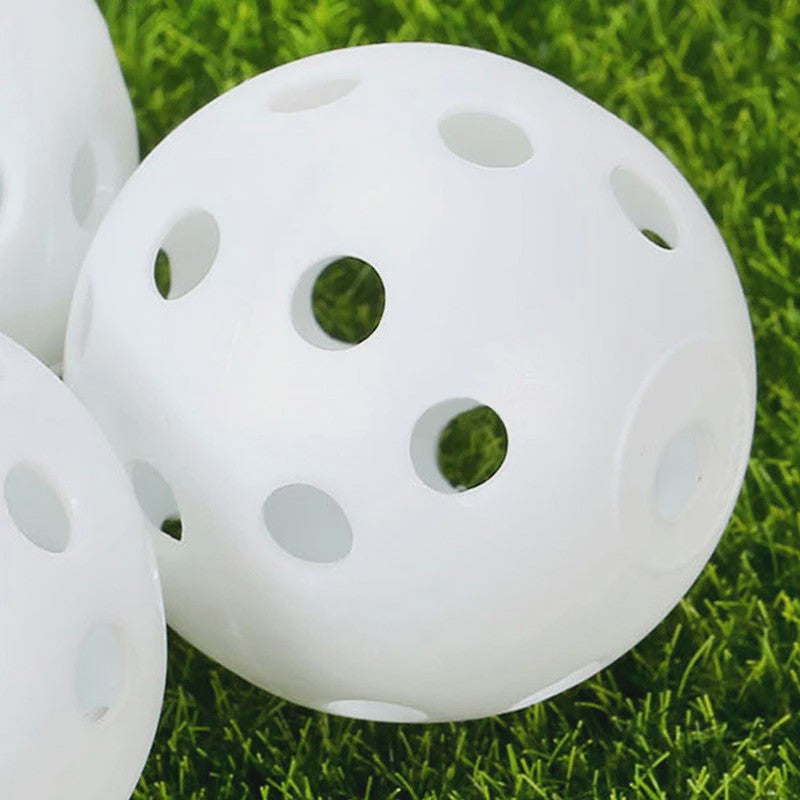 10x Oefen Golfballen - Lichtgewicht Plastic Trainingsballen voor Driving Range & Swing Oefening