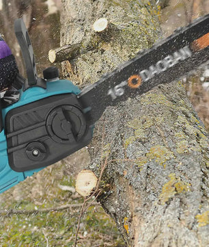 16-Inch Accu Kettingzaag - Borstelloze Krachtpatser voor Snoeien & Houtbewerking