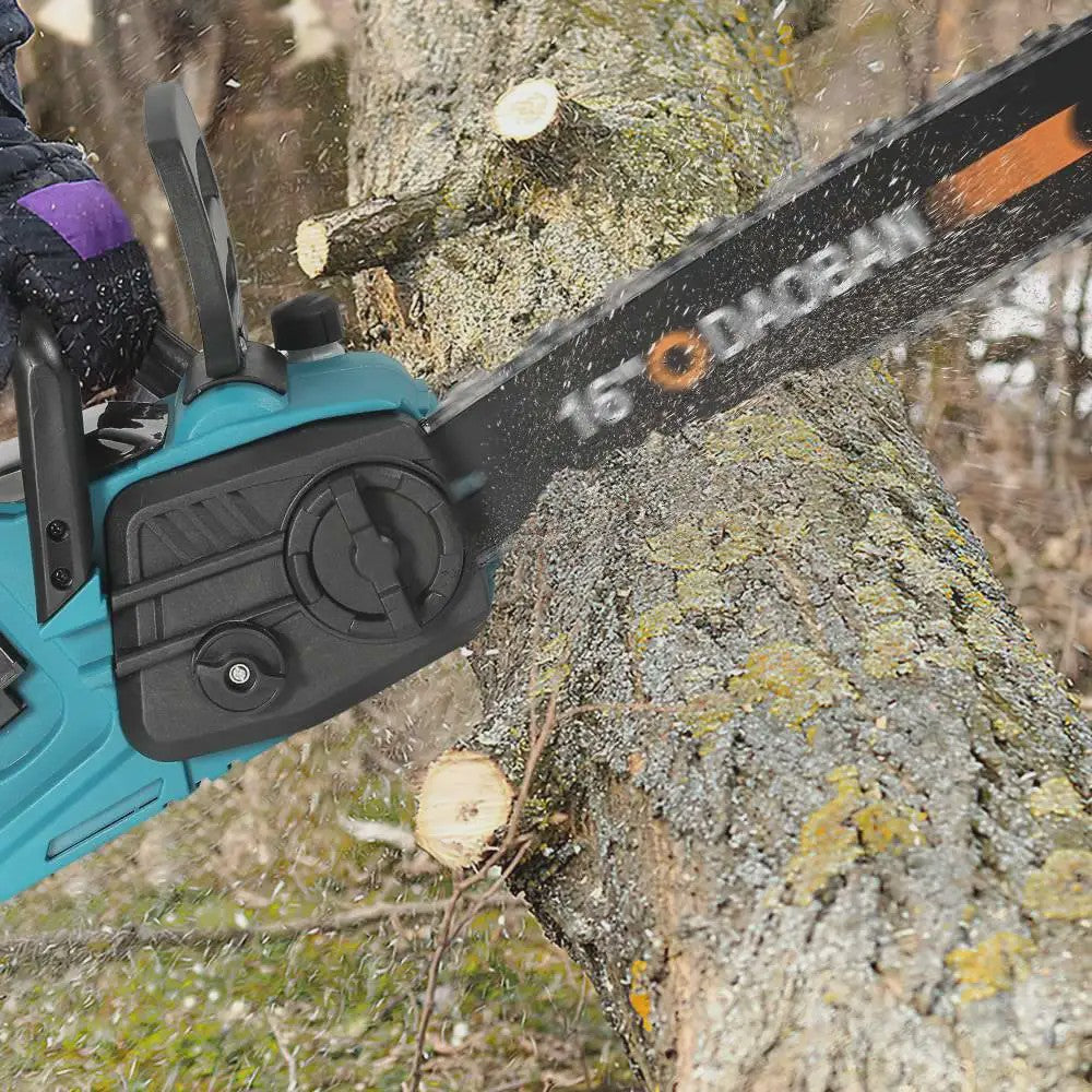 16-Inch Accu Kettingzaag - Borstelloze Krachtpatser voor Snoeien & Houtbewerking