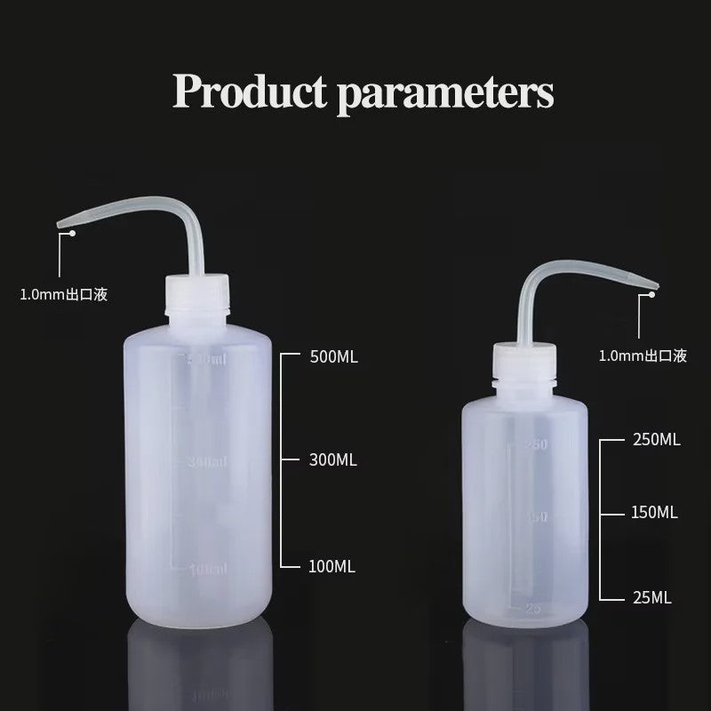 Set van 2x Squeeze Plantenspuit Flessen (250ml & 500ml) met Precisie Tuit voor Succulenten en Bloemen