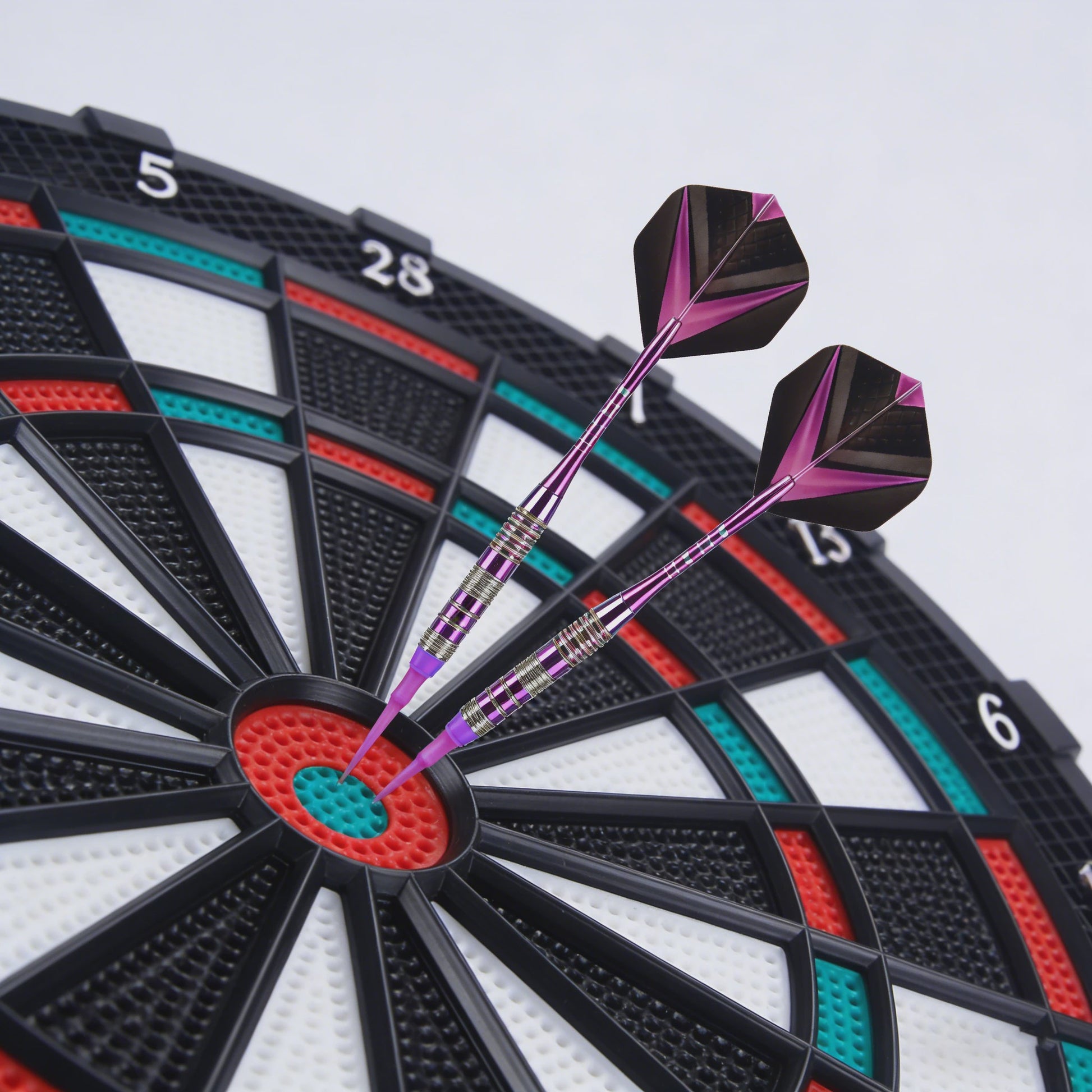 TRALOW Soft Tip Darts Set met Elektronisch Dartbord & Protector - Perfect voor Feestjes, Competities en Familie Spelletjes