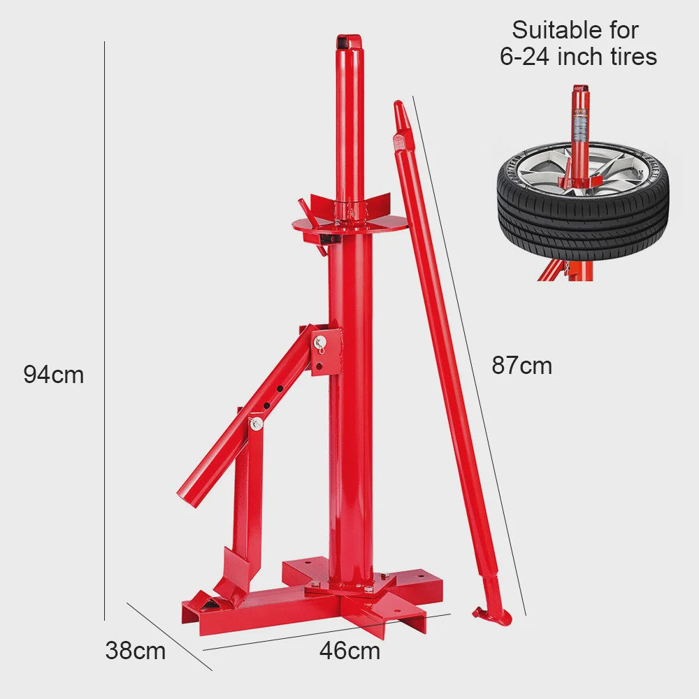 Professionele Bandenwissel Machine voor Auto's - Geschikt voor 6-24 inch Velgen