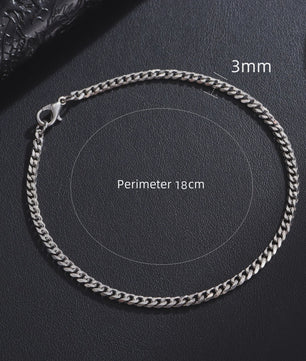 Stijlvolle RVS Cuban Chain Armband voor Heren & Dames - 3-9mm Breed