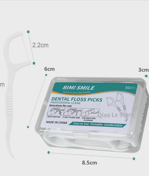 Professionele Tandflosstokjes - Draagbaar & Wegwerp voor Optimale Mondhygiëne