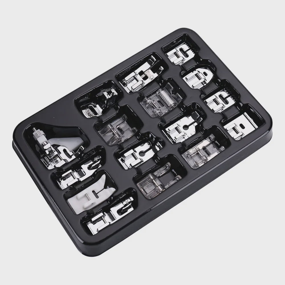 Uitgebreide Set Naaimachine Voetjes (11-82 Stuks) - Multifunctioneel voor Diverse Stijlen