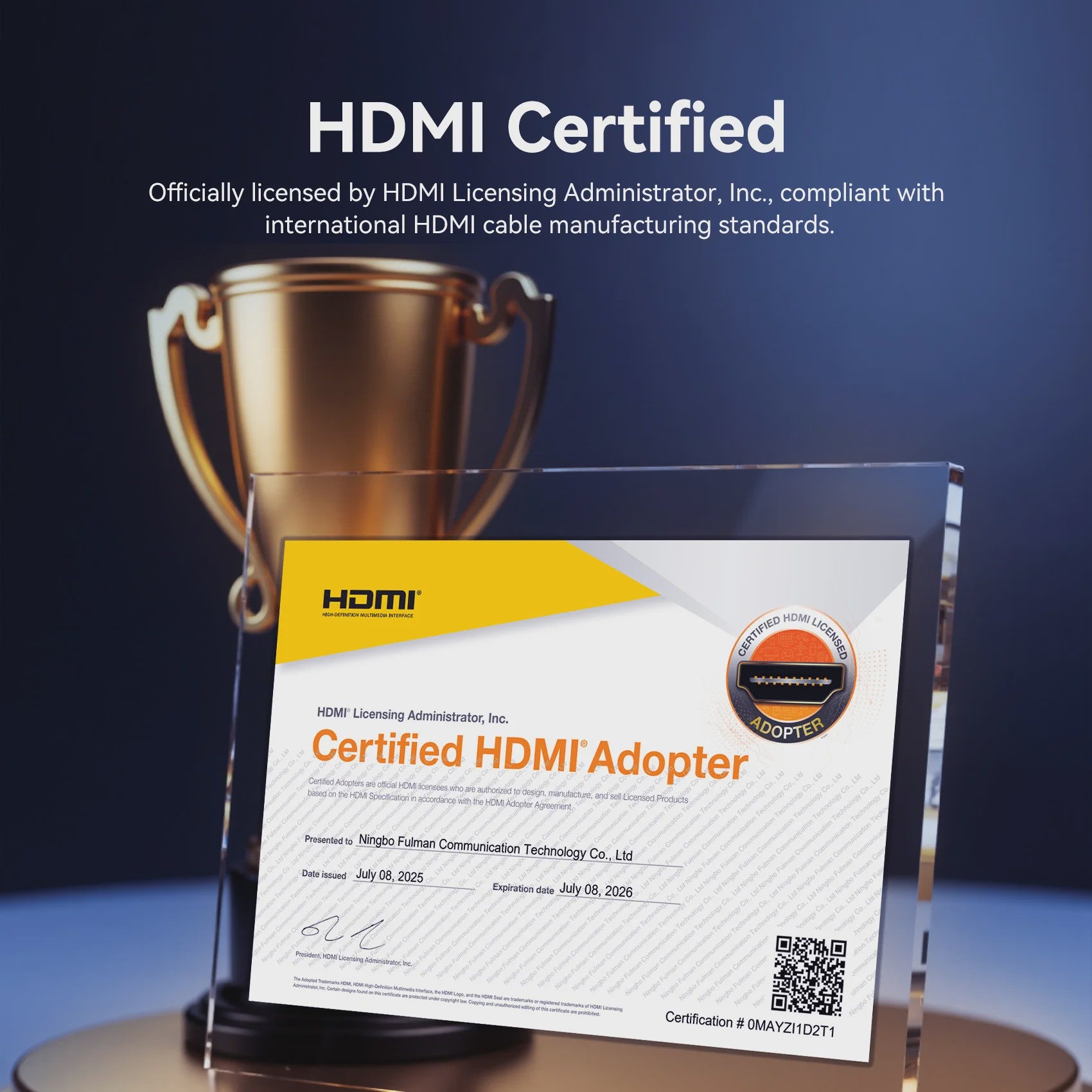 Vention 90° Hoek HDMI 2.0 Kabel - 4K@60Hz Ultra HD High-Speed voor TV, Monitor, Laptop, PS5, Xbox