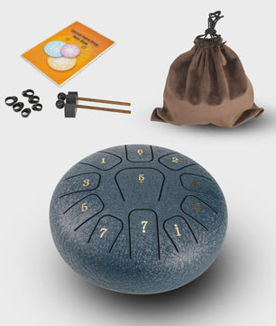 Miwayer 11-Tons Stalen Tongtrommel Geset: Klankhealing voor Yoga, Meditatie & Stressvermindering