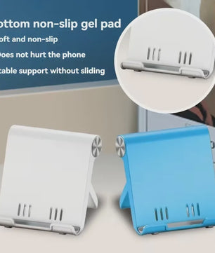 Verstelbare Telefoonstandaard - Draagbaar, Opvouwbaar Bureauhouder voor Smartphones