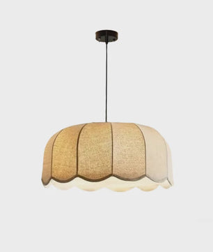 Scalloped Stof Hanglamp - Scandinavische Stijl - Woonkamer, Slaapkamer, Restaurant