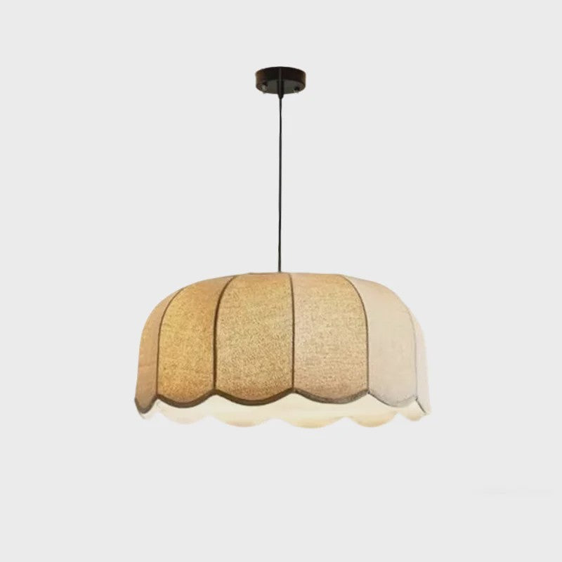 Scalloped Stof Hanglamp - Scandinavische Stijl - Woonkamer, Slaapkamer, Restaurant