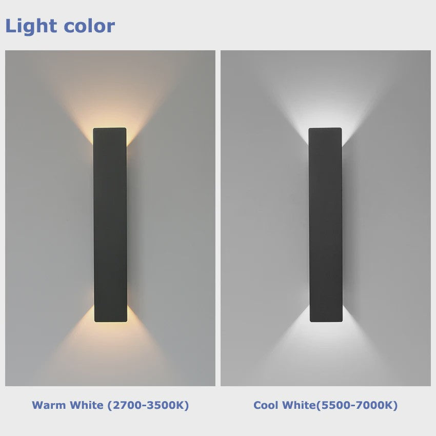 Waterdichte LED Wandlamp Buiten - Aluminium Up/Down Light - 20/41/61cm