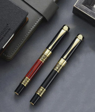 Luxe Metalen Vulpen met F-punt - Klassiek Design voor Zakelijk Schrijven