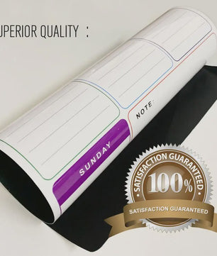 Flexibel Magnetisch Weekplanner Whiteboard A3 - Ideaal voor Koelkast & Kantoor