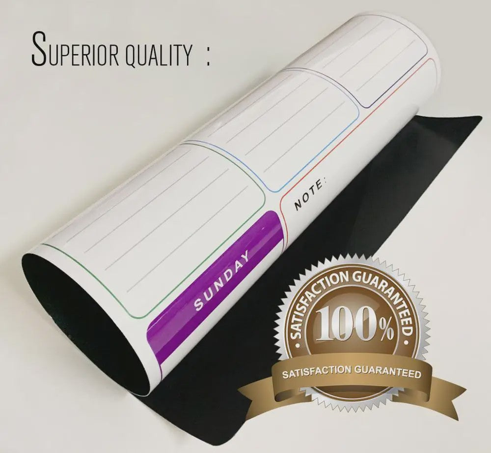 Flexibel Magnetisch Weekplanner Whiteboard A3 - Ideaal voor Koelkast & Kantoor