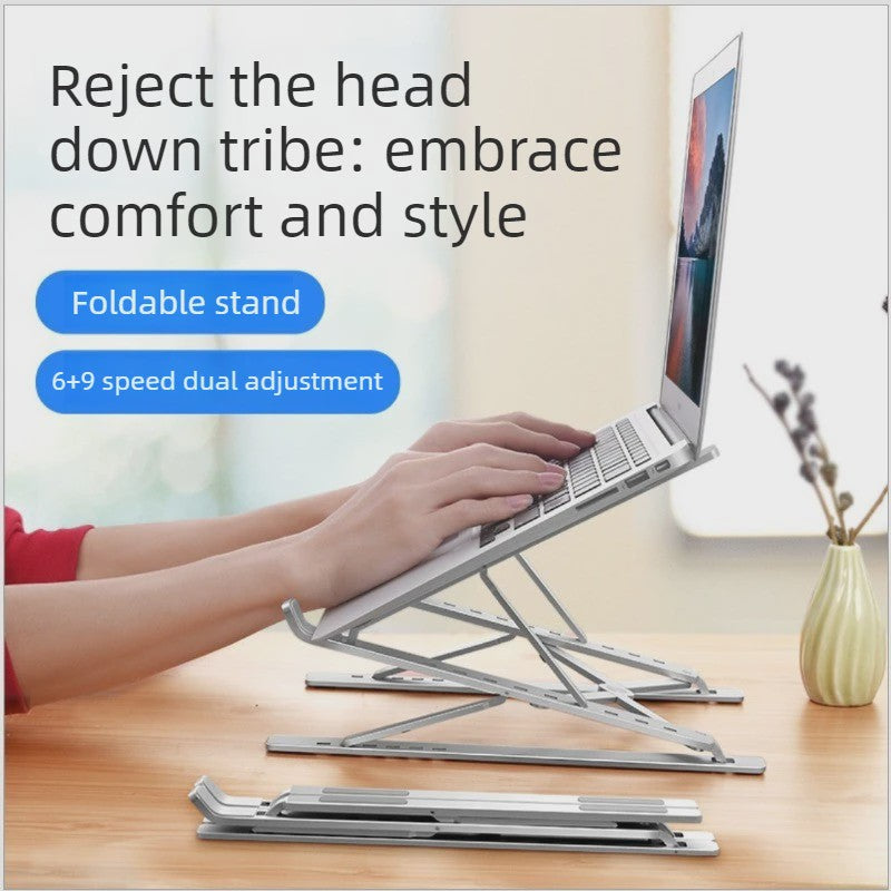Verstelbare Aluminium Laptopstandaard - Opvouwbaar & Koelend