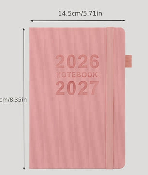 Agenda & Notitieboek 2026-2027: Perfect voor Studenten, Kantoor en Dagelijkse Planning