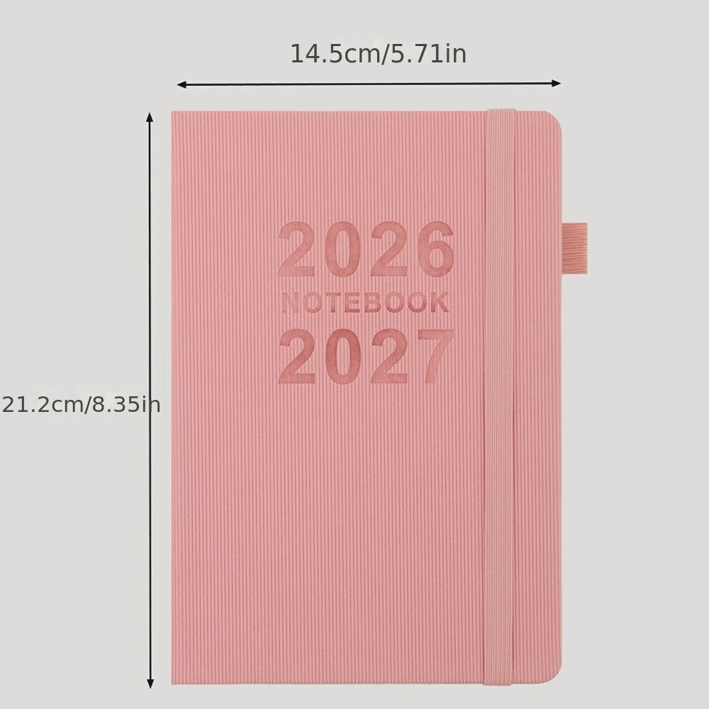 Agenda & Notitieboek 2026-2027: Perfect voor Studenten, Kantoor en Dagelijkse Planning