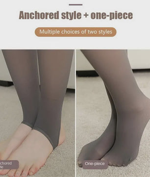 Dikke Thermische Panty - Warm, Sexy & Transparant met Hoge Taille