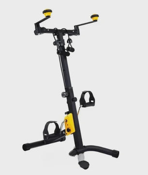 Compacte Hometrainer Fiets & Stepper met Handgreep - Revalidatie & Fitness