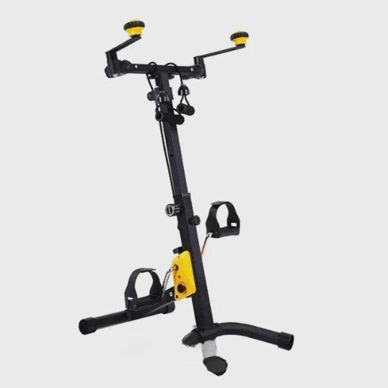 Compacte Hometrainer Fiets & Stepper met Handgreep - Revalidatie & Fitness