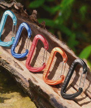 15kN Aluminium D-ring Karabiners Set - Zwaar, Lichtgewicht voor Outdoor & Camping