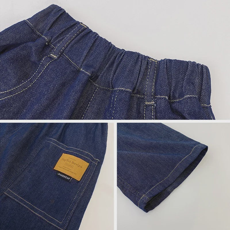 Zomerse Denim Shorts voor Jongens | Comfortabele Losse Pasvorm | 3-12 Jaar