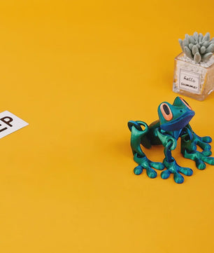 Bewegende 3D Geprinte Boomkikker - Decoratie & Bureau Speelgoed