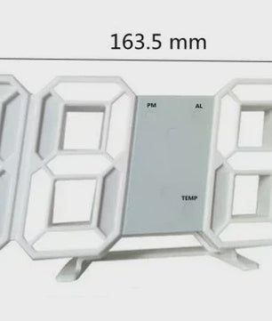 Moderne Digitale Wandklok met LED Display - Stijlvol en Functioneel voor Elk Interieur
