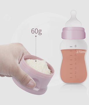 Babydoos Melkpoeder & Snack Container - Gelaagd & Draagbaar