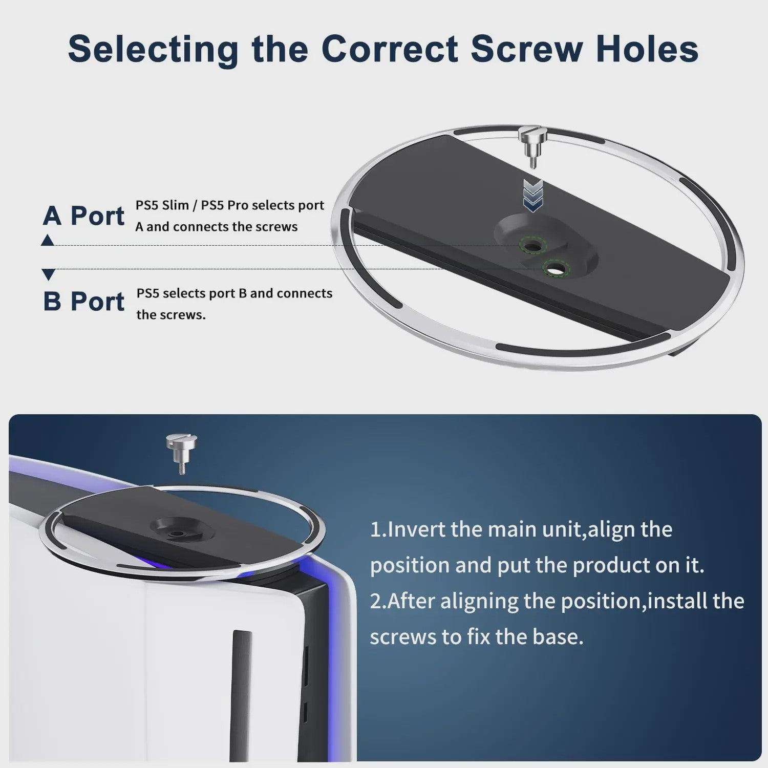 Verticale Standaard voor PS5, PS5 Pro & PS5 Slim - Zwart, Ruimtebesparend & Stabiel
