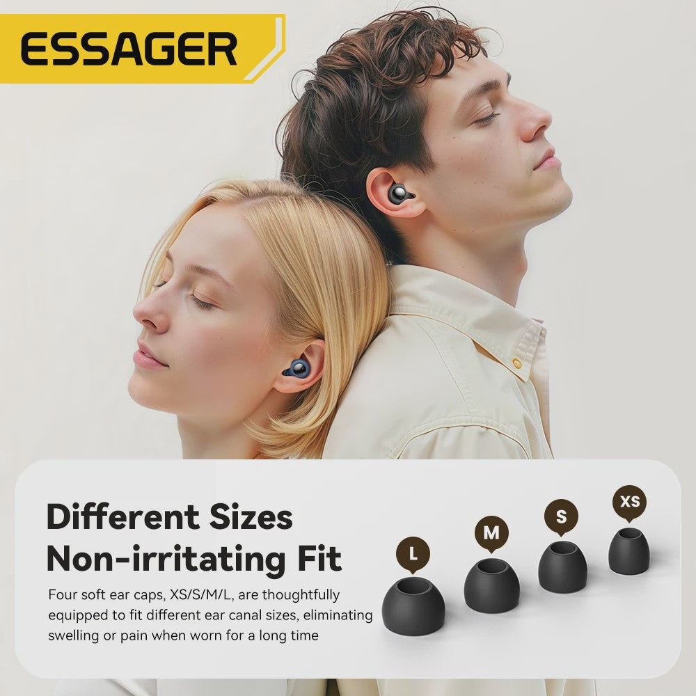 Essager Oordopjes Slaap - Zacht Siliconen Noise Cancelling voor Rustige Nacht & Concentratie