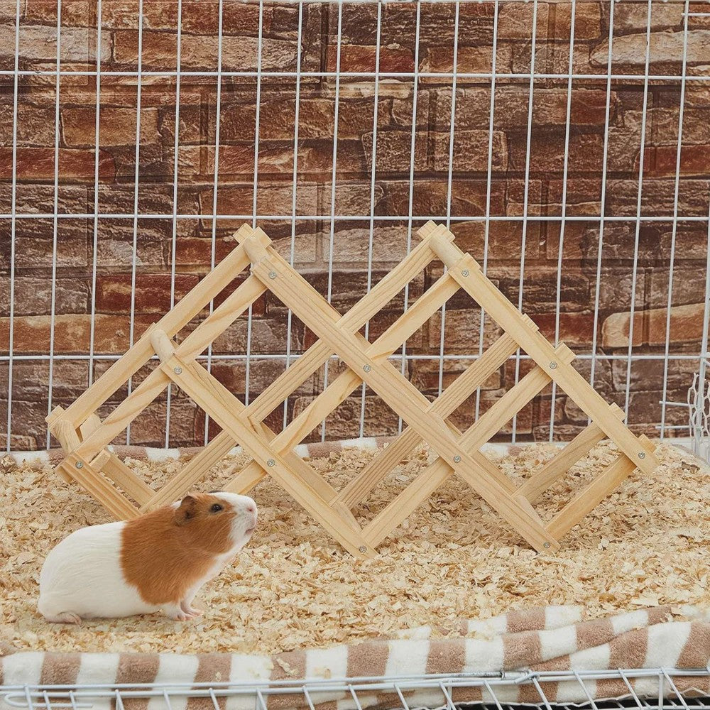 Houten Klimspeelgoed voor Hamsters en Kleine Dieren - Natuurlijk & Veilig
