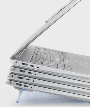 2x Mini Opvouwbare Laptopstandaard - Draagbaar, Verstelbaar & Zelfklevend voor Betere Houding