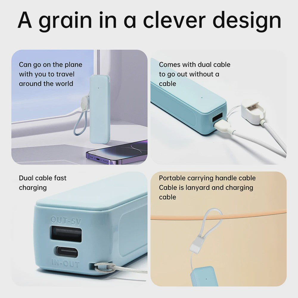 DIY Powerbank Case voor 21700 Batterij - Type-C, Draadloos Lassen