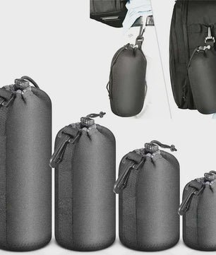 Waterdichte Cameralens Tas met Trekkoord en Haak - Bescherming voor DSLR Lenzen