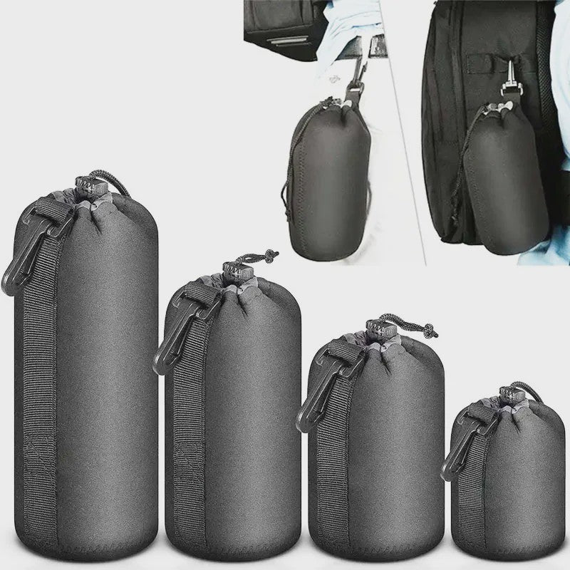 Waterdichte Cameralens Tas met Trekkoord en Haak - Bescherming voor DSLR Lenzen