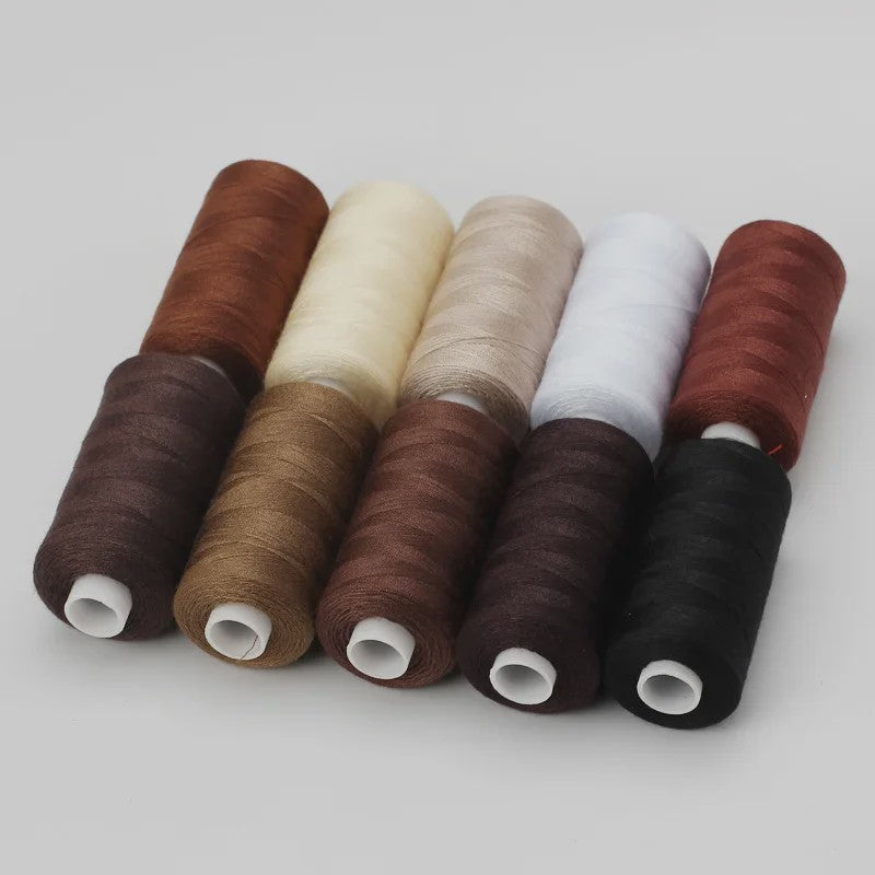 10 Rollen Polyester Naaigaren 402 - 400 Yards - Voor Hand & Machine