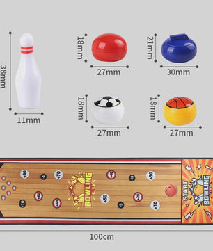 Interactieve Spelmat: Bowling, Curling & Voetbal - Plezier voor het Hele Gezin!